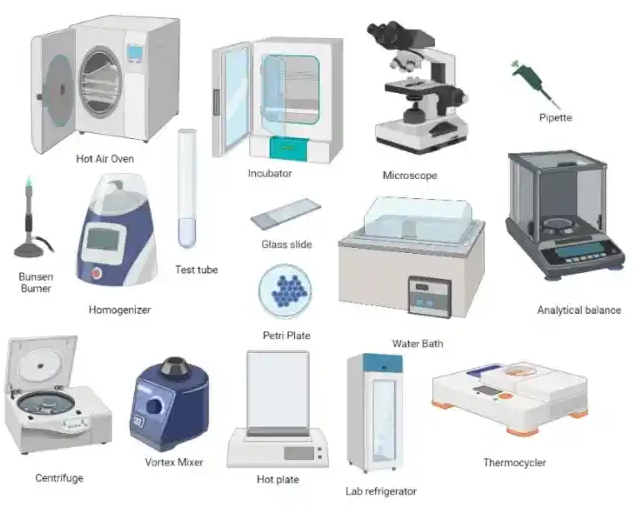 تجهیزات اصلی آزمایشگاه